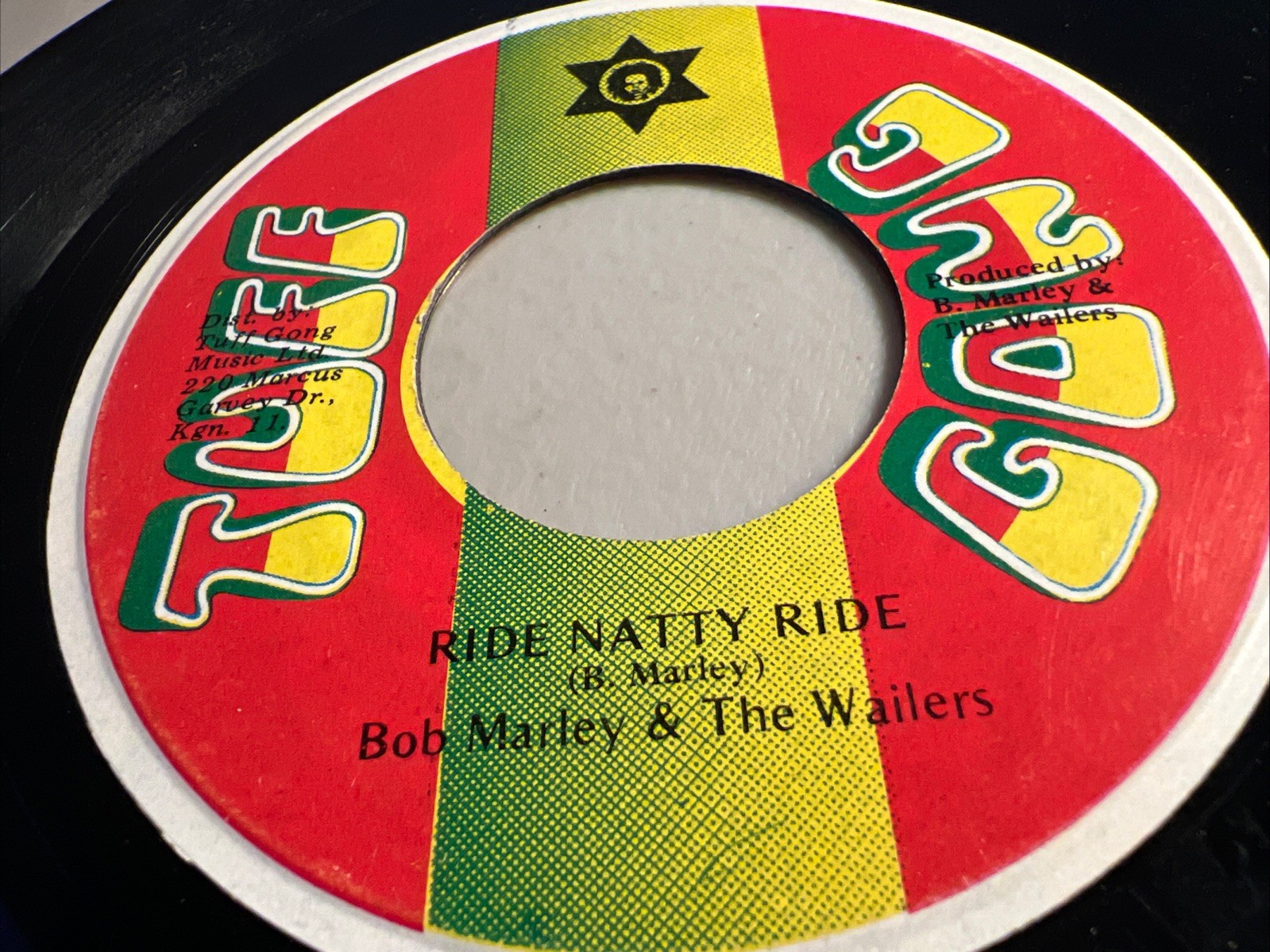 Bob Marley And The Wailers – Ride Natty Ride / Smile Jamaica – Tuff Gong 7”