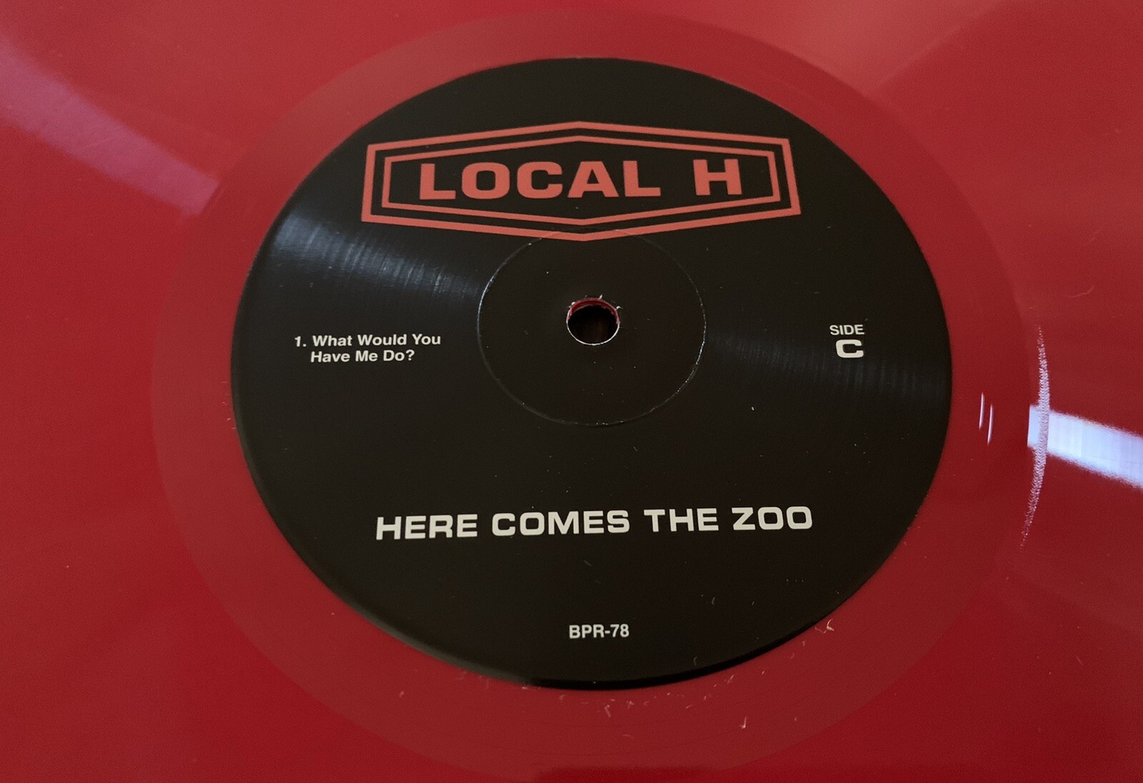 LOCAL H Here Comes the Zoo LP Red Vinyl 1st Press-Nirvana Spacehog Harvey Danger