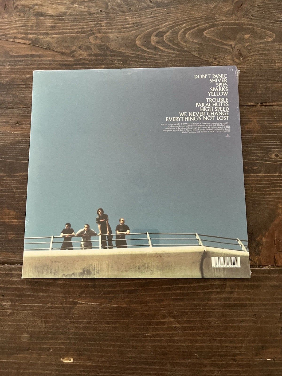 Coldplay Parachutes 20th Anniversary Reissue Yellow Colored Vinyl LP Record