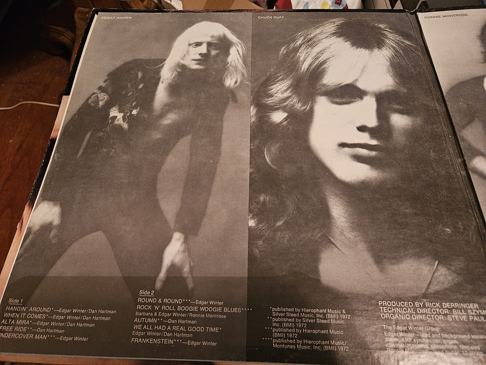 Vintage Edgar Winter Group They Only Come Out at Night Vinyl LP 1972