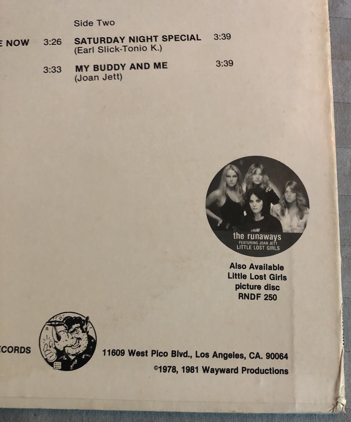 Runaways mini LP Mama Weer All Crazee Now Lita Ford Joan Jett Cherie Riot Girl