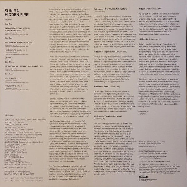 Sun Ra – Hidden Fire | 2LP | The Final Saturn Transmission