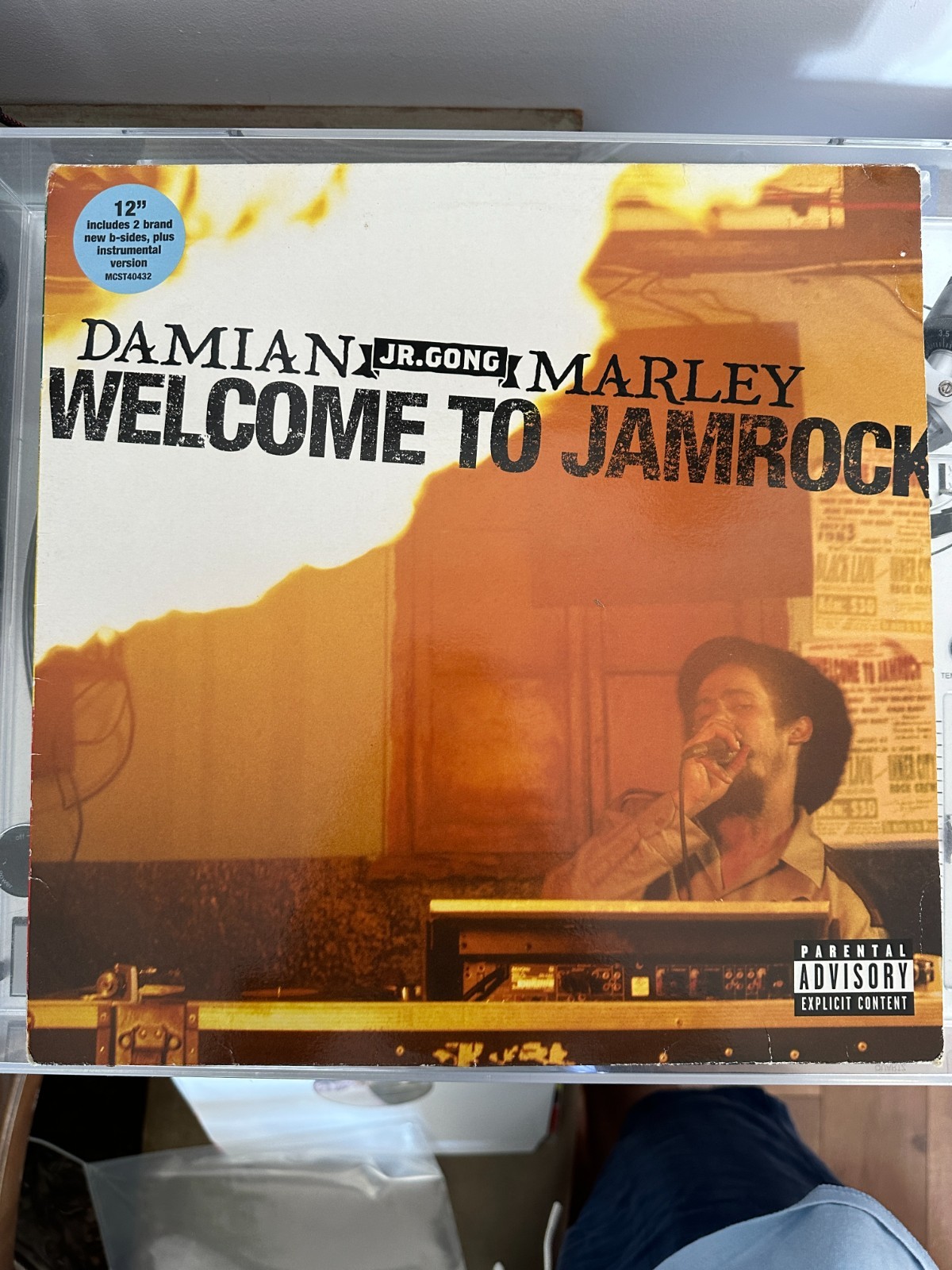 Damian Jr. Gong” Marley Welcome To Jamrock 12″ Vinyl Single 2005 Universal VG+
