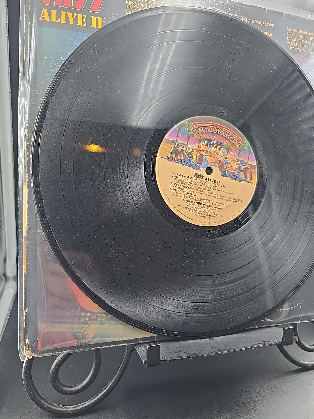 Kiss Alive II 1ST 1977 2LP NBLP 7076 Casablanca US Press G+/G+