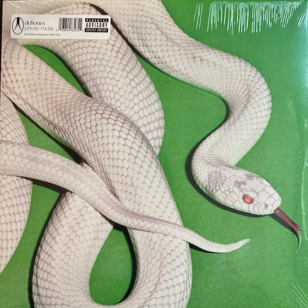 deftones – private music – first edition pressing on Clear Vinyl LP New Sealed