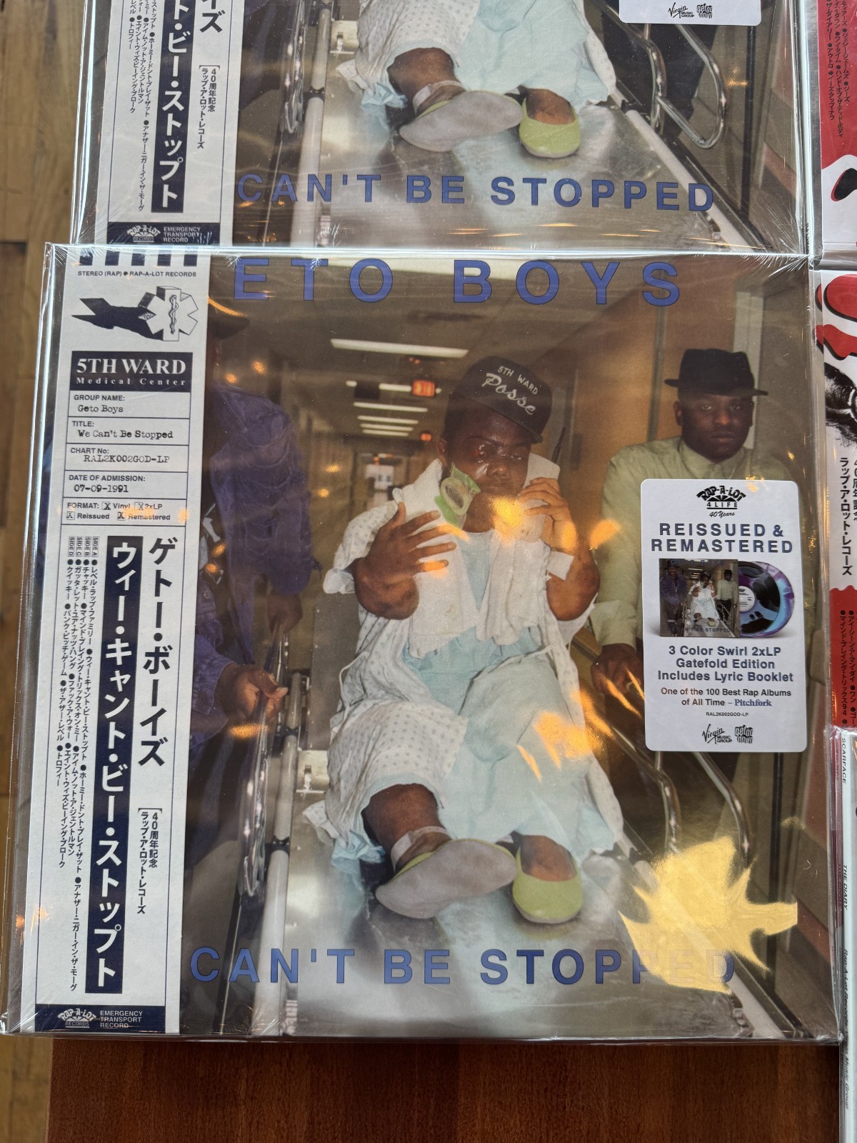 GETO BOYS *We Can’t Be Stopped* Colored LP Vinyl Record OBI /1500 PRESALE SEALED