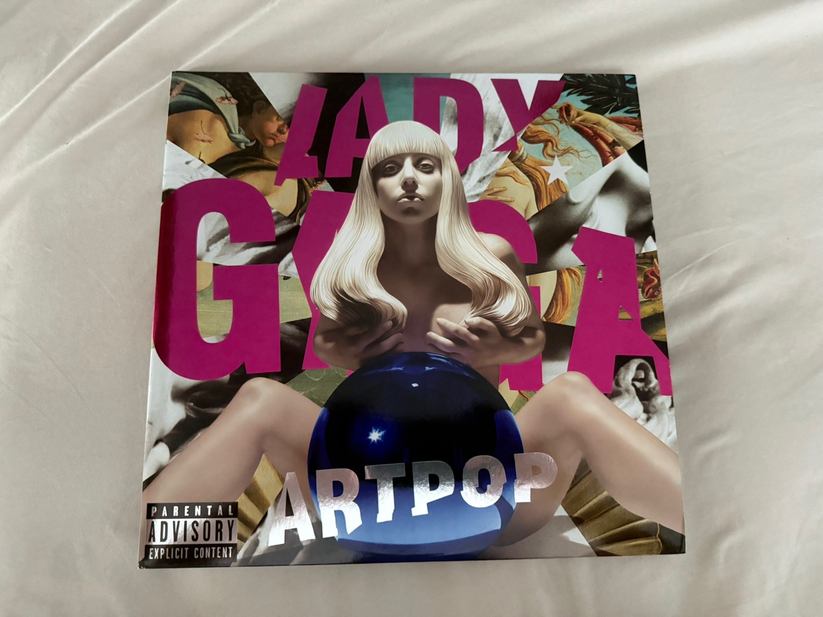 Lady Gaga ARTPOP Vinyl LP Foil Cover First Pressing R. Kelly Do What U Want 2013
