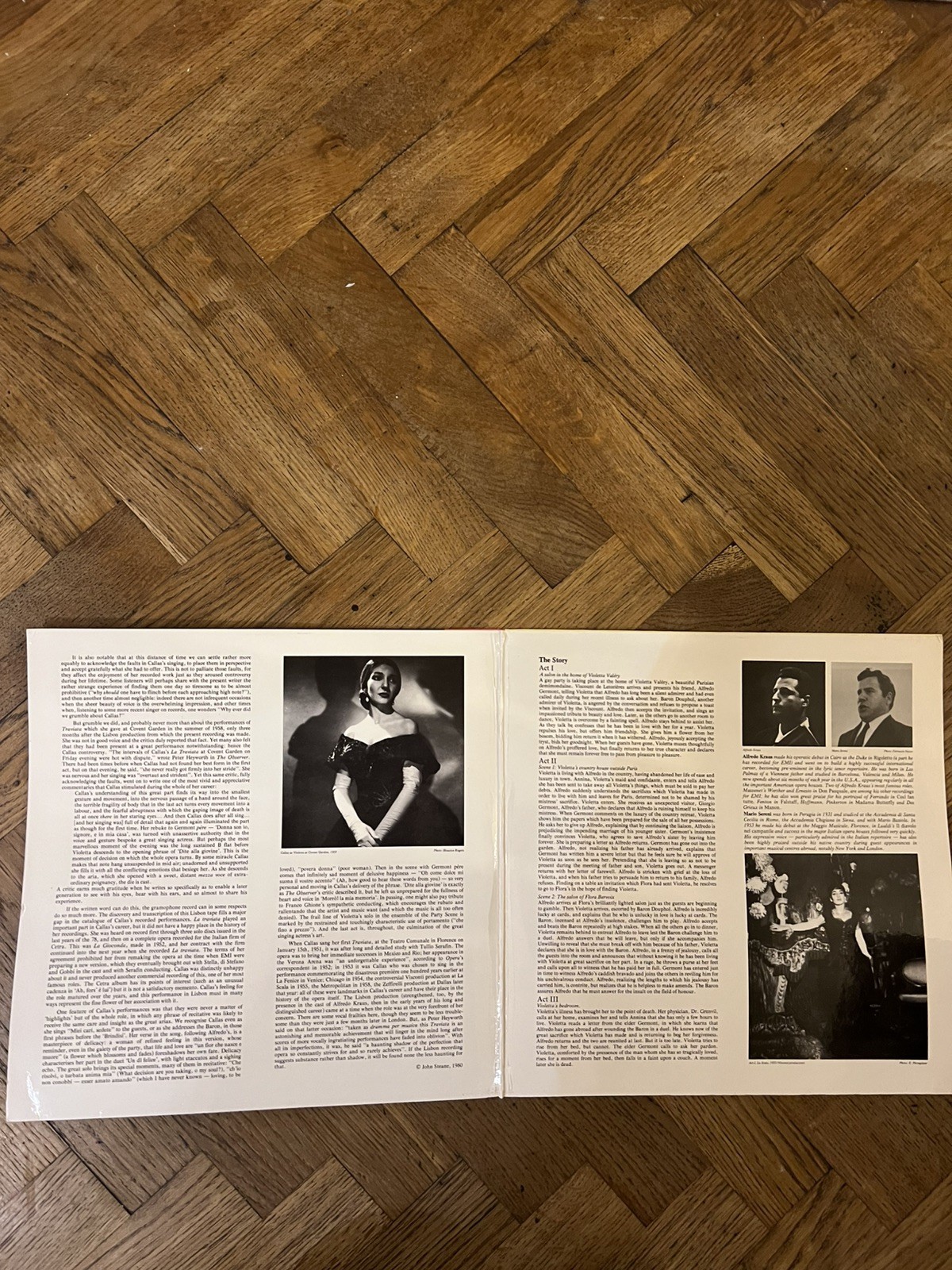 RLS 757 Verdi La Traviata Maria Callas 12″ Double Album EMI UK With Insert