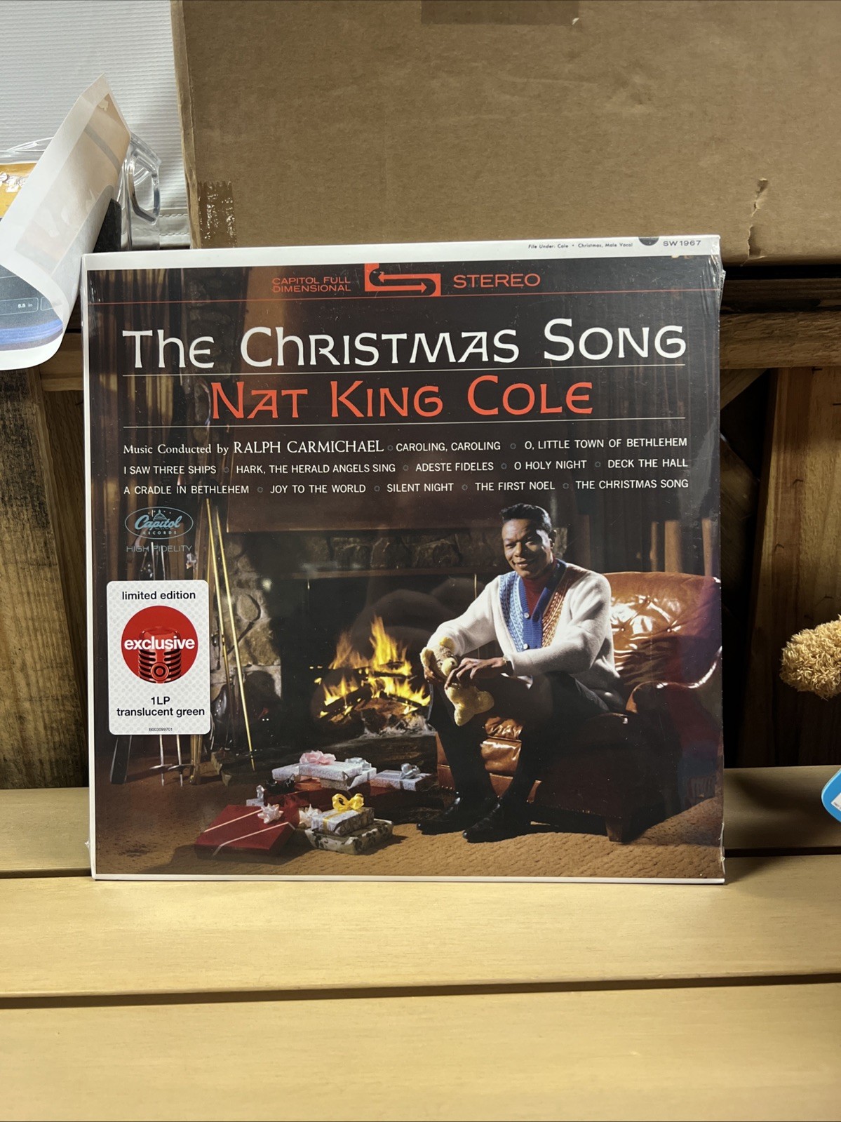 Nat King Cole The Christmas Song Limited Edition Green Transparent Vinyl LP