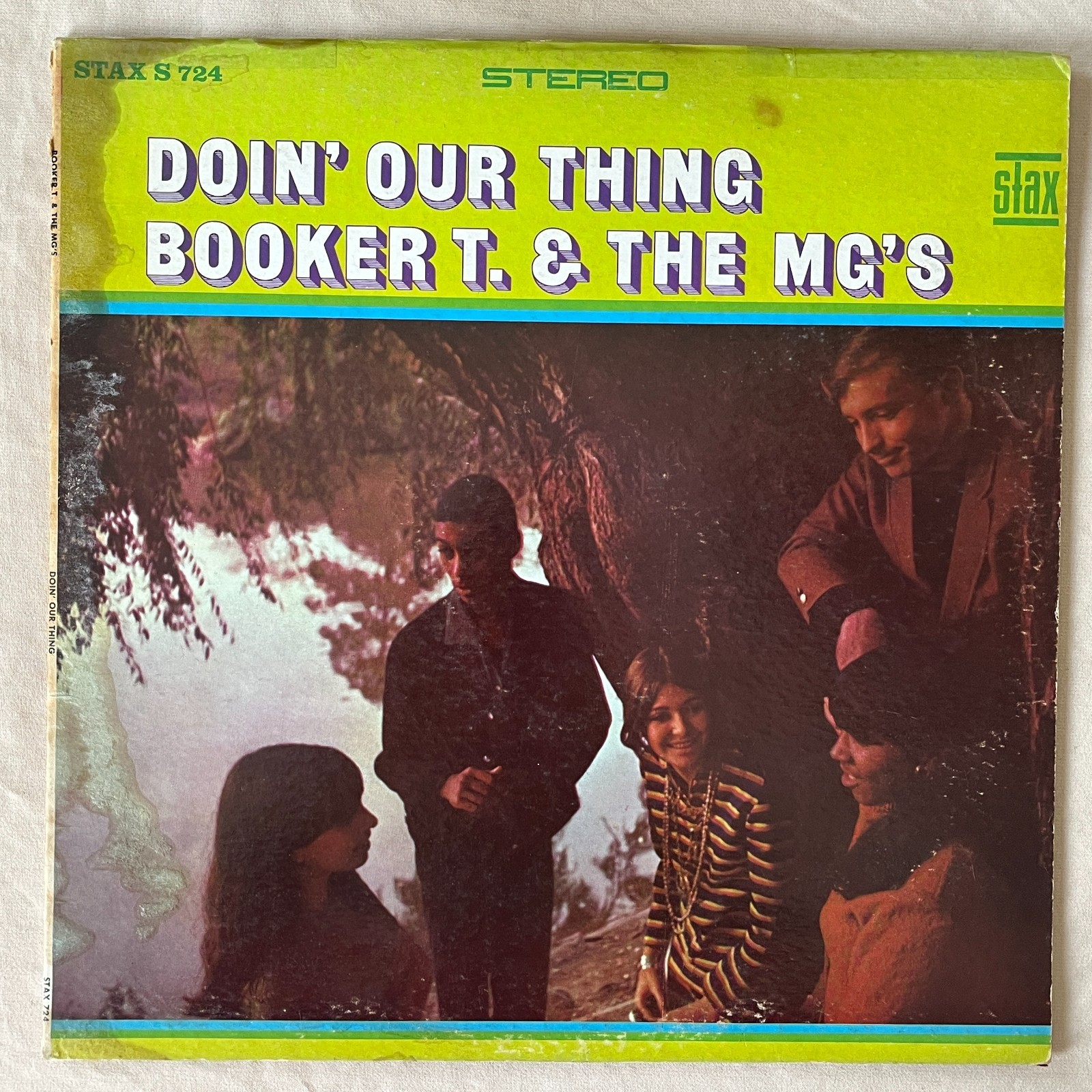 BOOKER T & THE MG’S Doin’ Our Thing 1968 Vinyl LP Stax S 724 – G