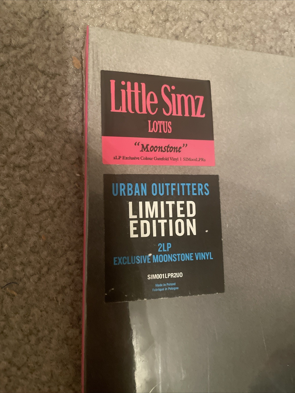 Little Simz Lotus UO 2xLP SEALED LIMITED URBAN OUTFITTERS WHITE MOONSTONE VINYL