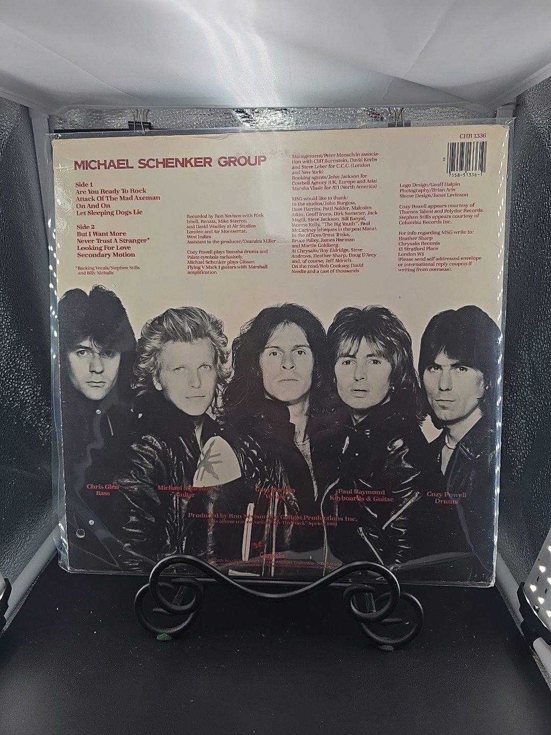 The Michael Schenker Group 1981 MSG LP Chrysalis Santa Maria Press EX/VG+