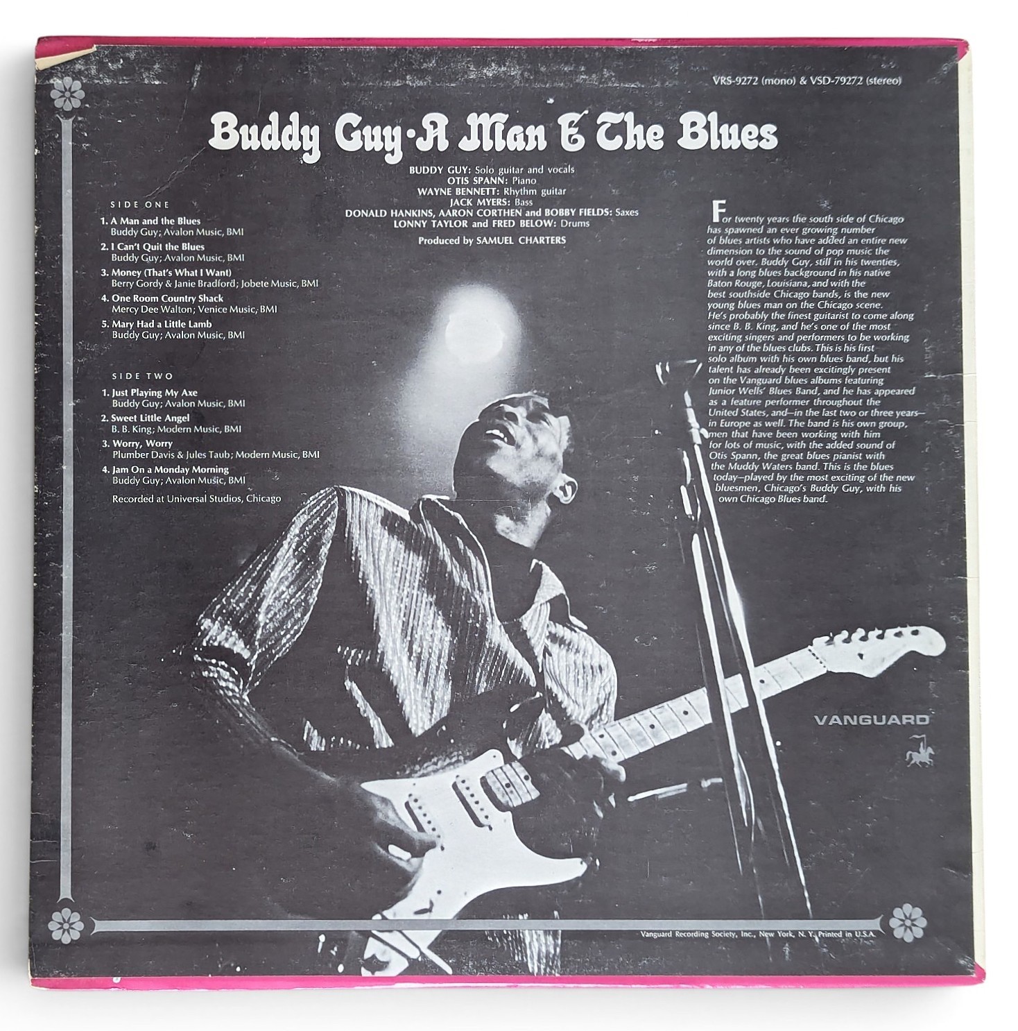 Buddy Guy A Man & The Blues Vanguard VSD-79272 First Pressing Rare