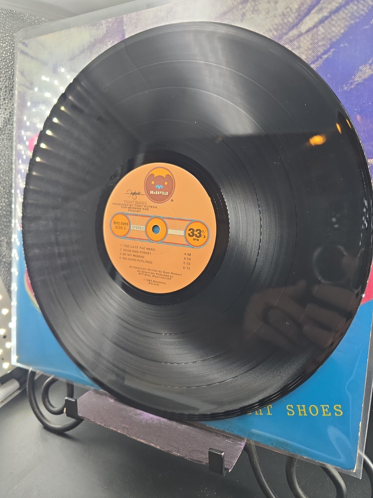 Foghat Tight Shoes LP 1980 Bearsville BHS 6999 Jacksonville Press EX/VG
