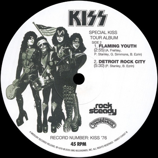 Kiss ‎– Special Kiss Tour Album (Black & White Splatter 12″ VINYL)