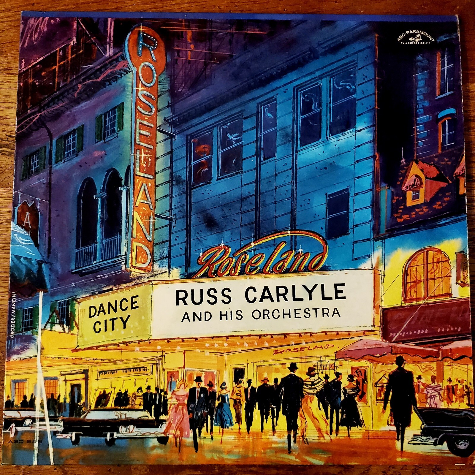 SIGNED Russ Carlyle and His Orchestra at Roseland Dance City – Rear Cover SIGNED