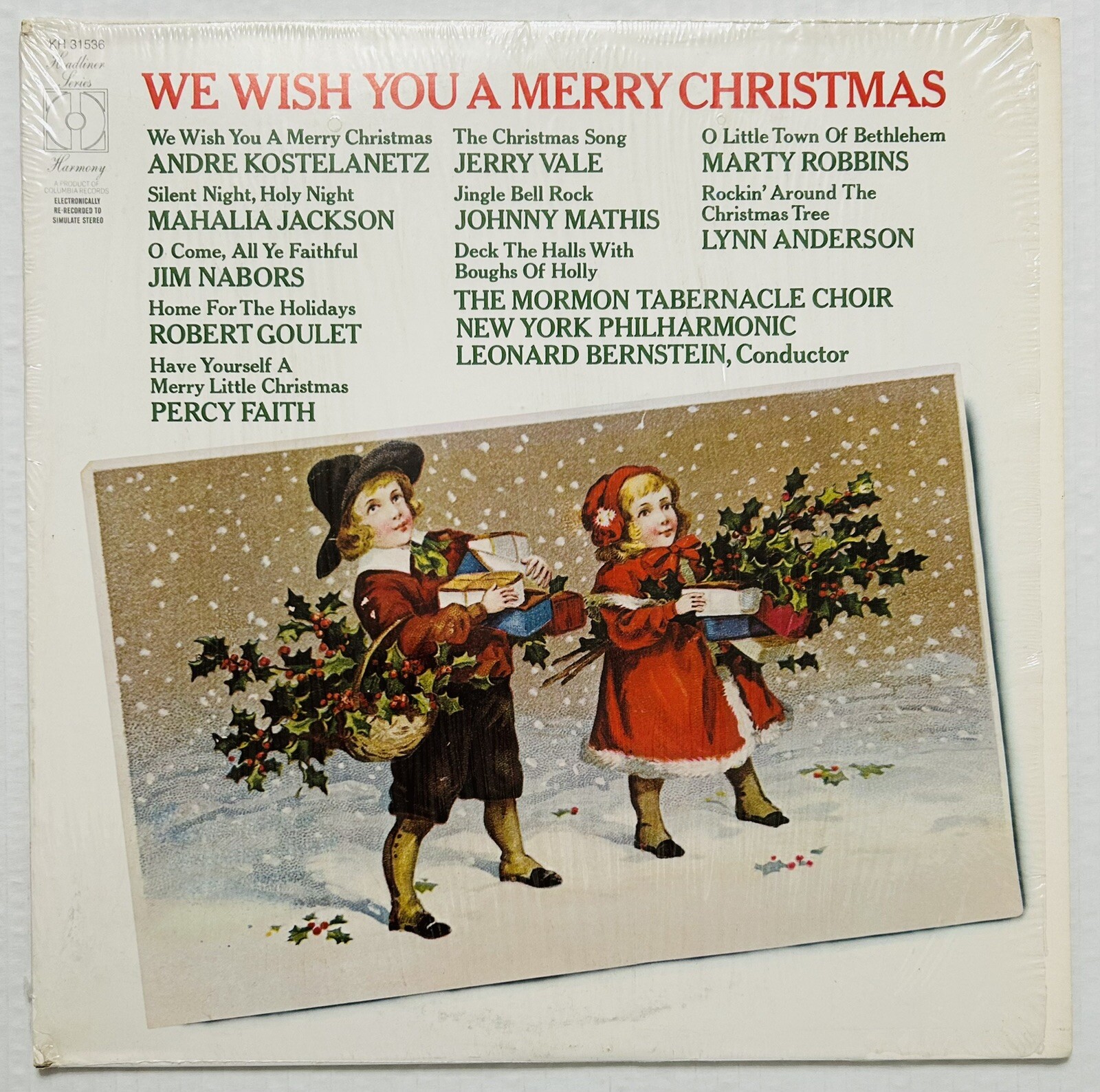 Various – We Wish You A Merry Christmas – Vinyl LP Harmony – Ultrasonic Cleaned
