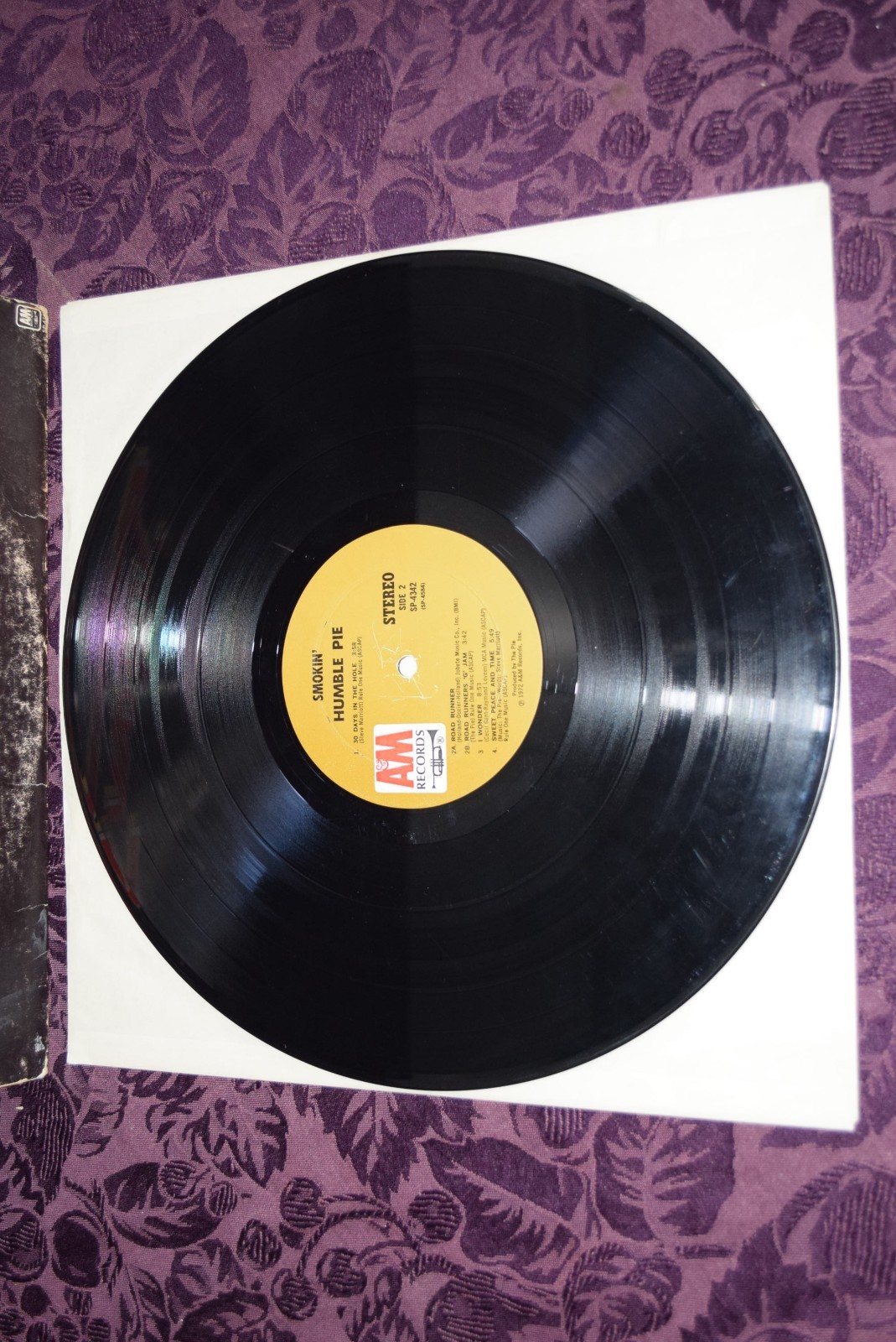 Humble Pie Smokin’ LP 1972 A&M SP-4342 1st Press Monarch VG+/VG+