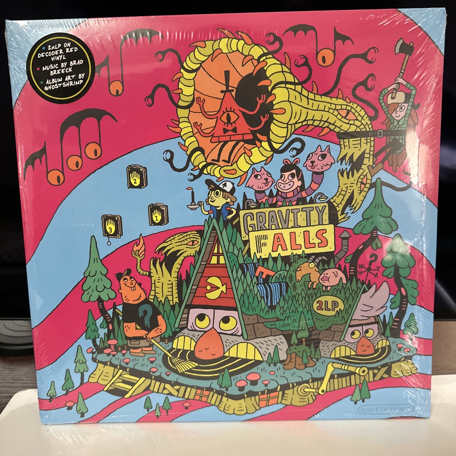 Gravity Falls Soundtrack – Red 2xLP Vinyl iam8bit Limited Edition Brand New!