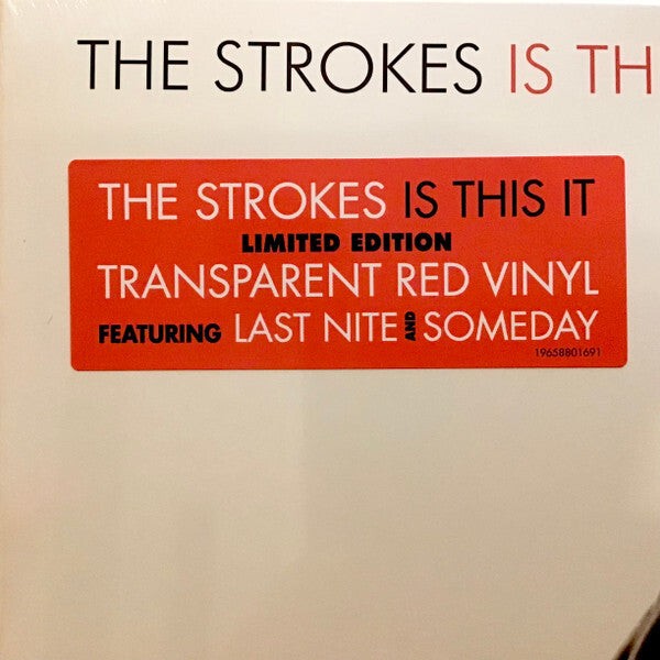 The Strokes – Is This It – Limited Edition – Transparent Red Vinyl – Brand New