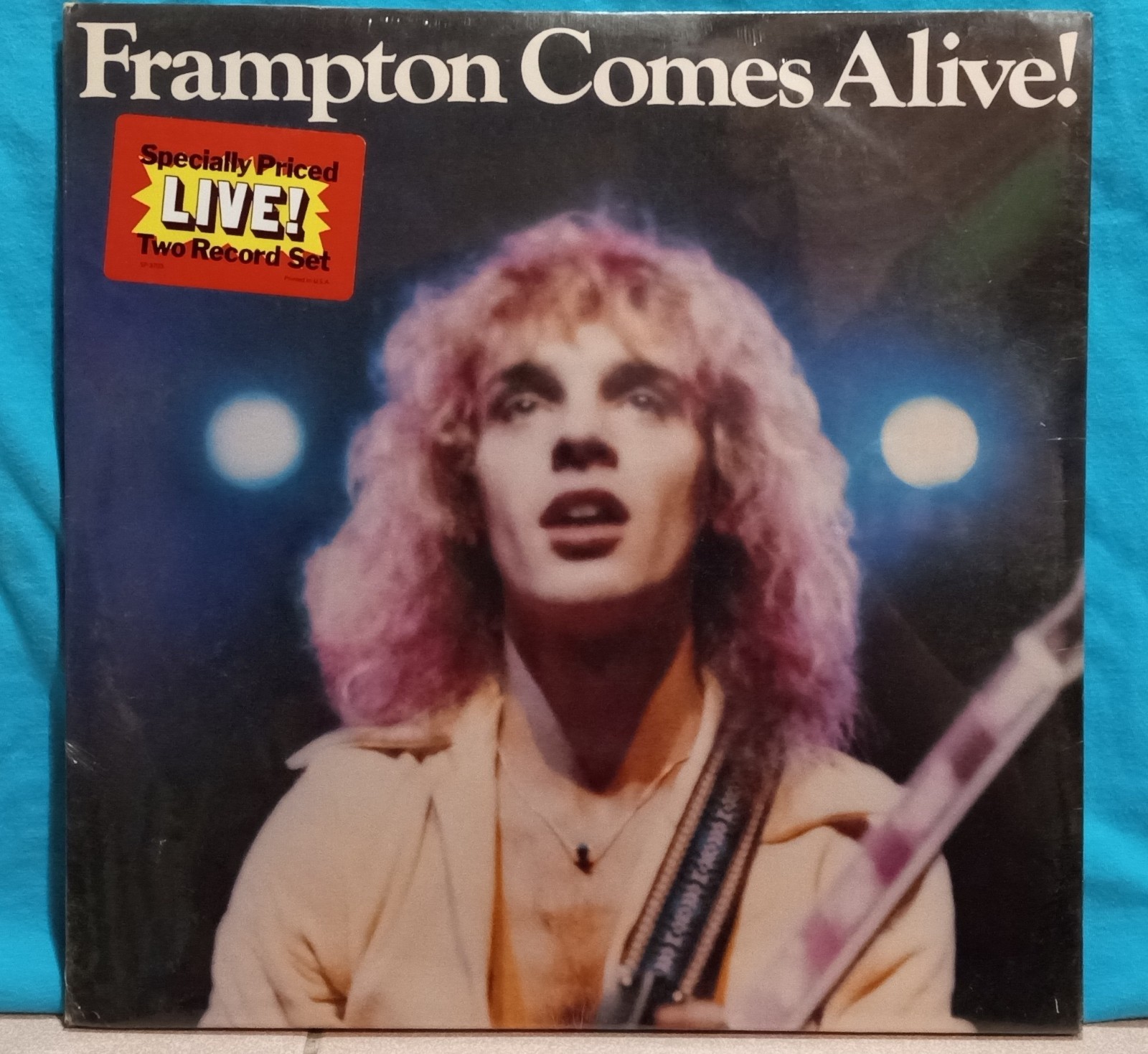 1976 PETER FRAMPTON Frampton Comes Alive! SEALED VINYL RECORD HYPE A&M SP-3703