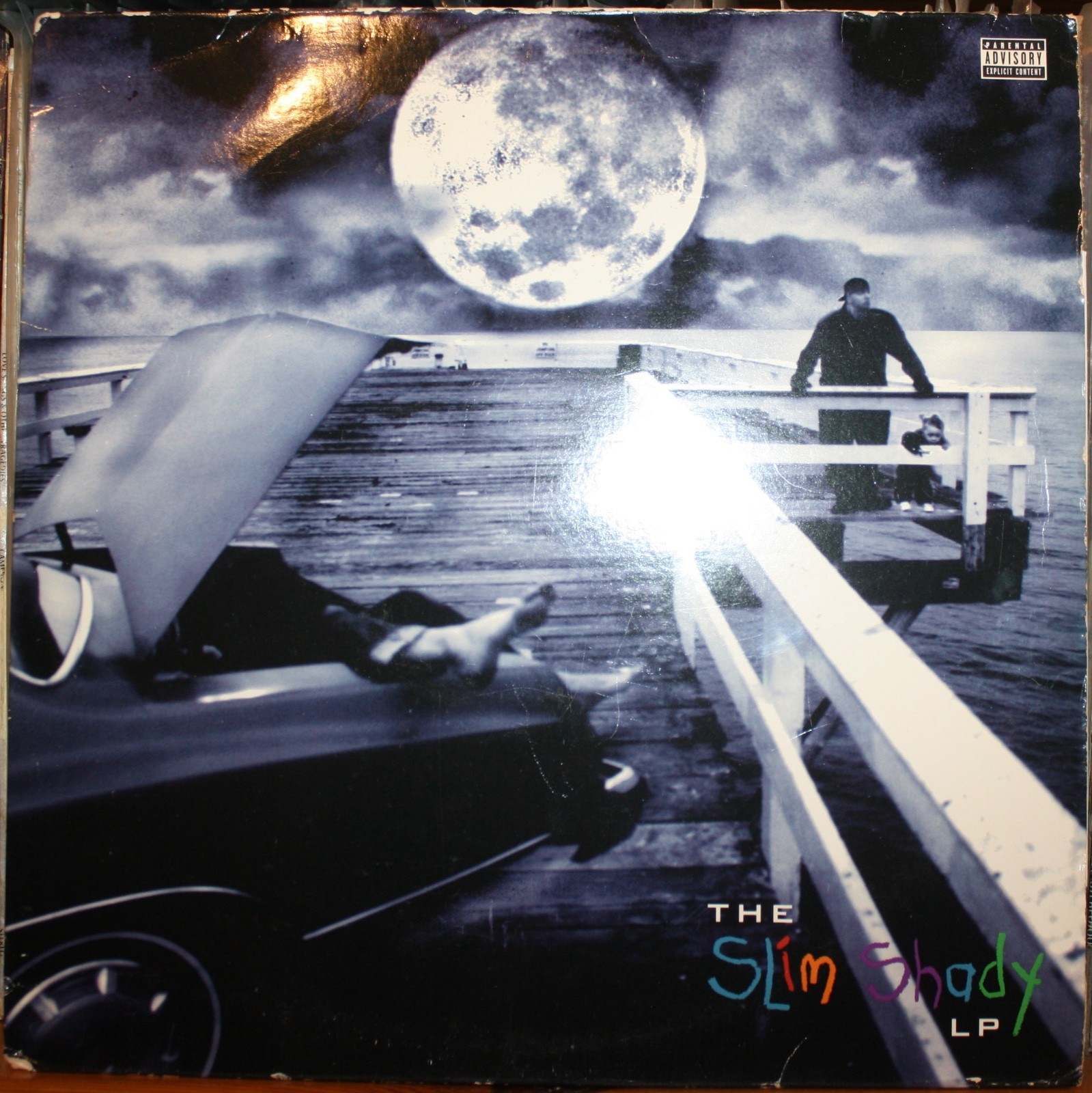 EMINEM **The Slim Shady LP** 1999 HIP HOP LP on INTERSCOPE INT2-90287 VG+ COPY