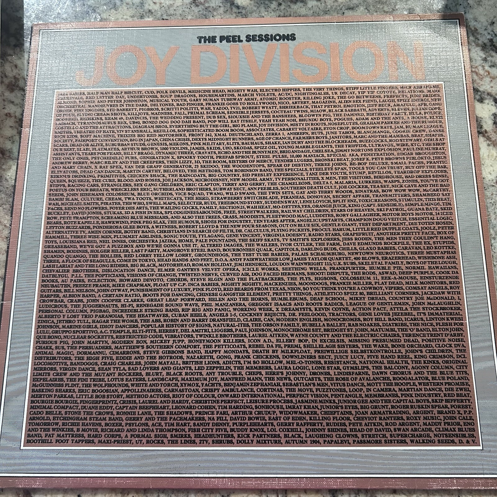 Joy Division The Peel Sessions 12″ 45RPM LP Vinyl Limited Strange Fruit SFPS033