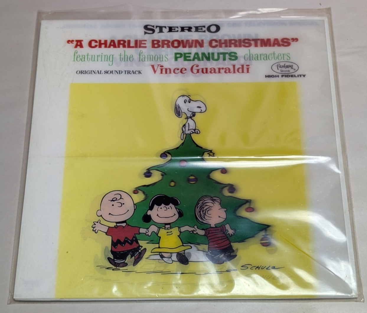 VINCE GUARALDI A Charlie Brown Christmas Record LENTICULAR Cover Green Vinyl