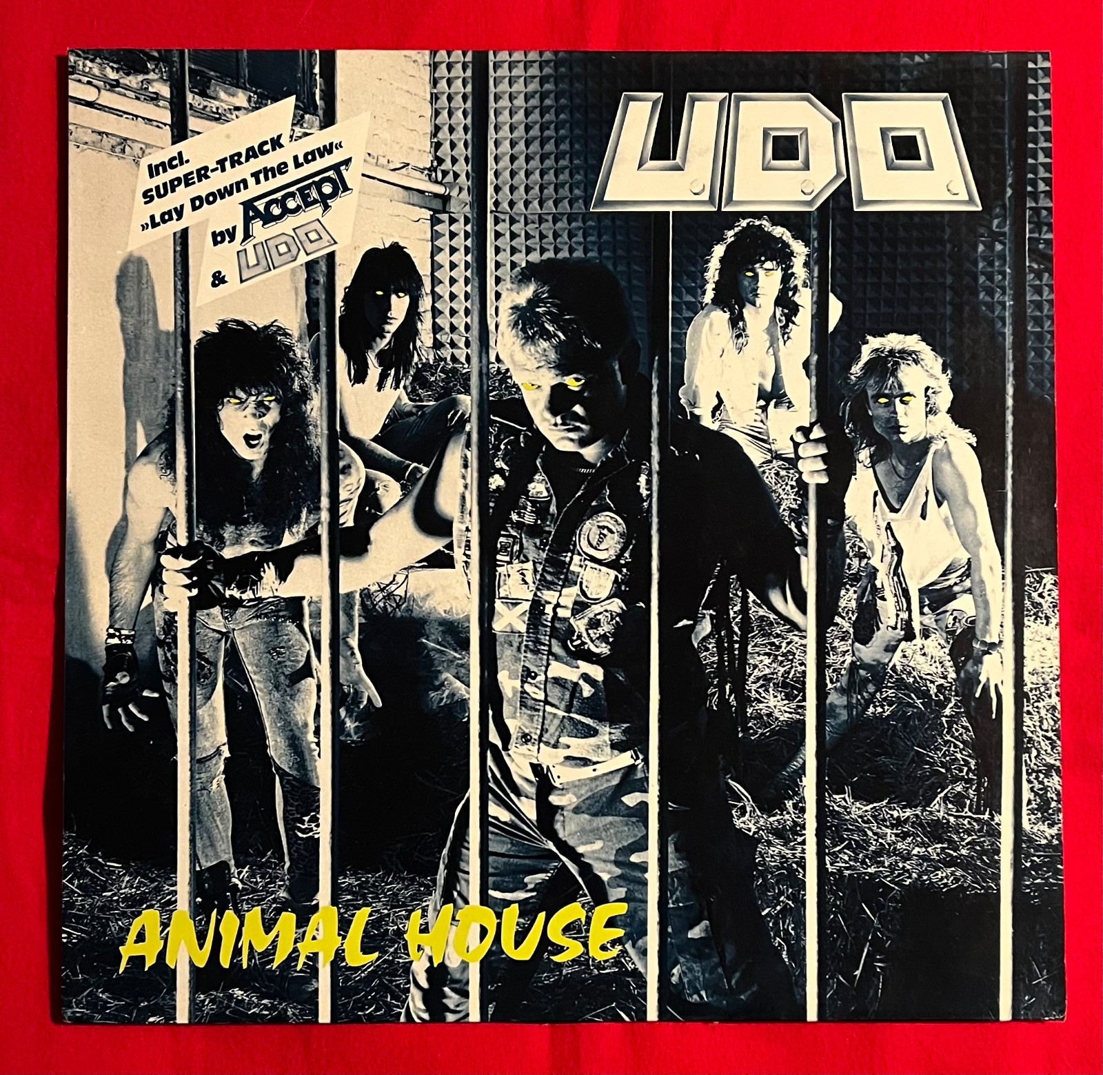 U.D.O.~ANIMAL HOUSE LP – EUROPEAN IMPORT ORIG PRESS