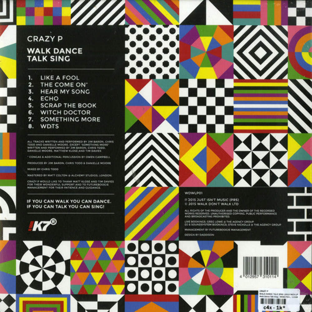 Crazy P – Walk Dance Talk Sing (2xLP)