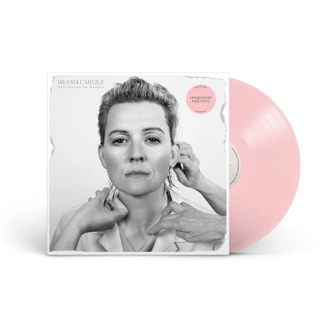 BRANDI CARLILE Returning to Myself LP SIGNED Opaque Baby Pink Color Vinyl Record