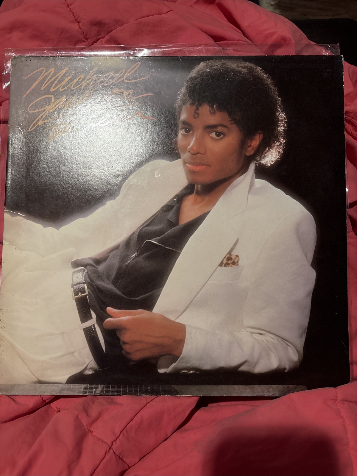 Michael Jackson Thriller 1982 LP Album Epic, QE 38112, Produced by Quincy Jones