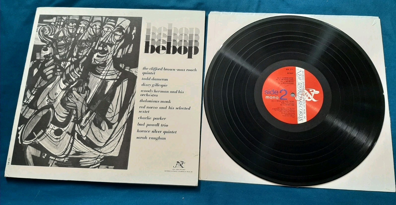 Bebop GF gatefold LP 1976 New World Records NW 271 ex+