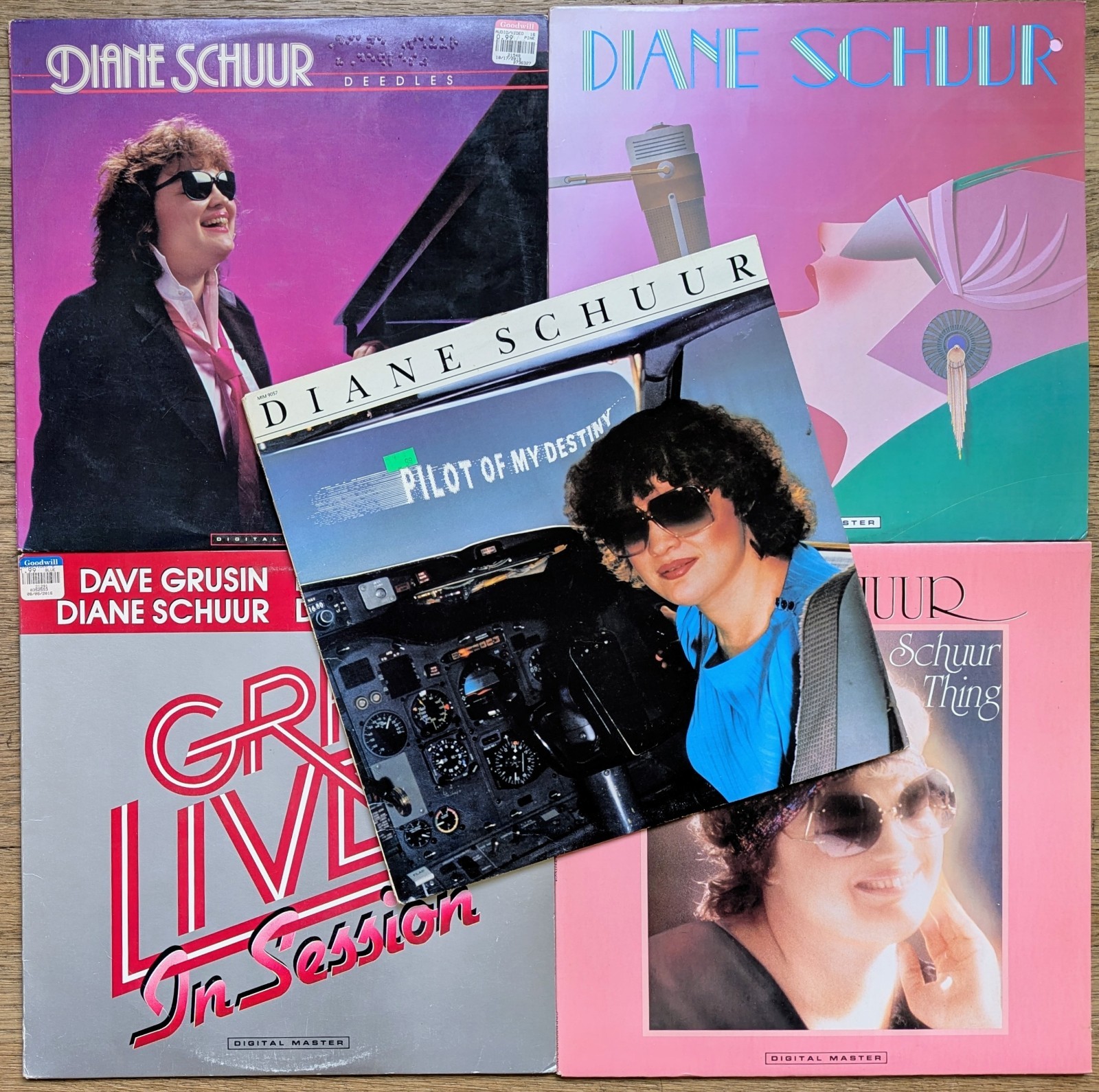 Diane Shuur 5 LP LOT RARE ORIGINAL GRP DIGITAL MASTERS – JAZZ SOUL FUNK LATIN –
