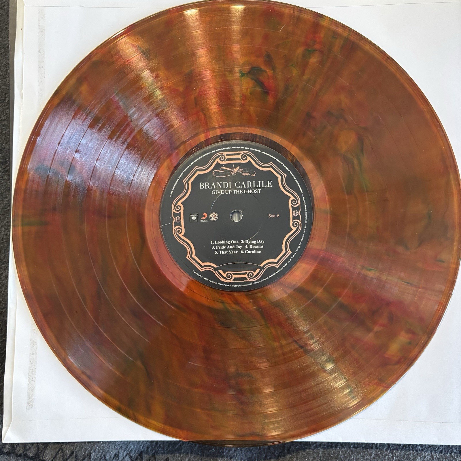 Brandi Carlile Give Up The Ghost NUMBERED COLORED VINYL 2016 Cola Brown 85/1000