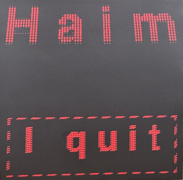 Haim – I Quit | Metallic Silver 2LP | w/ Color Insert Poster