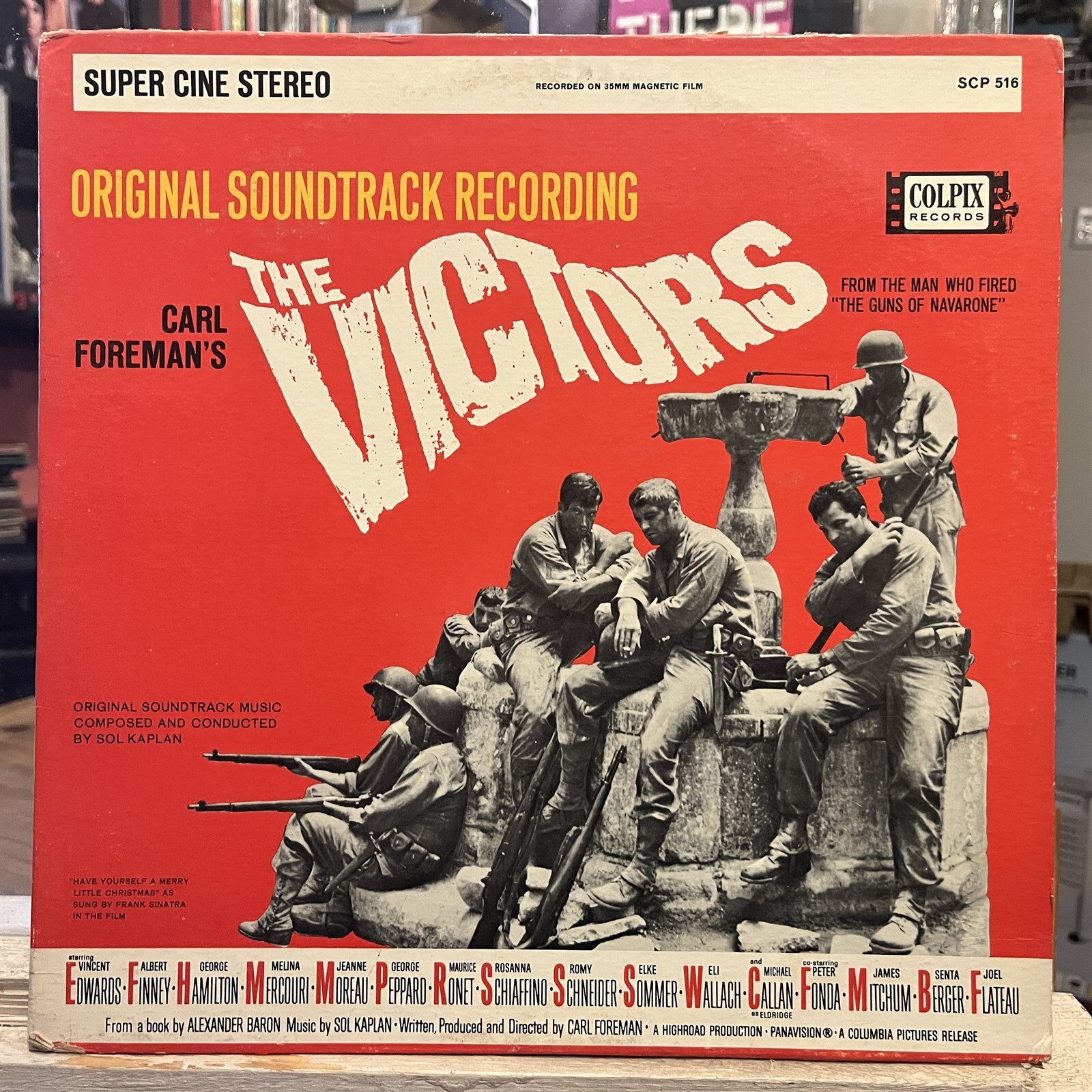 [OST]~EXC LP~The VICTORS~Soundtrack~Sol Kaplan~[1968~COLPIX]~STEREO~