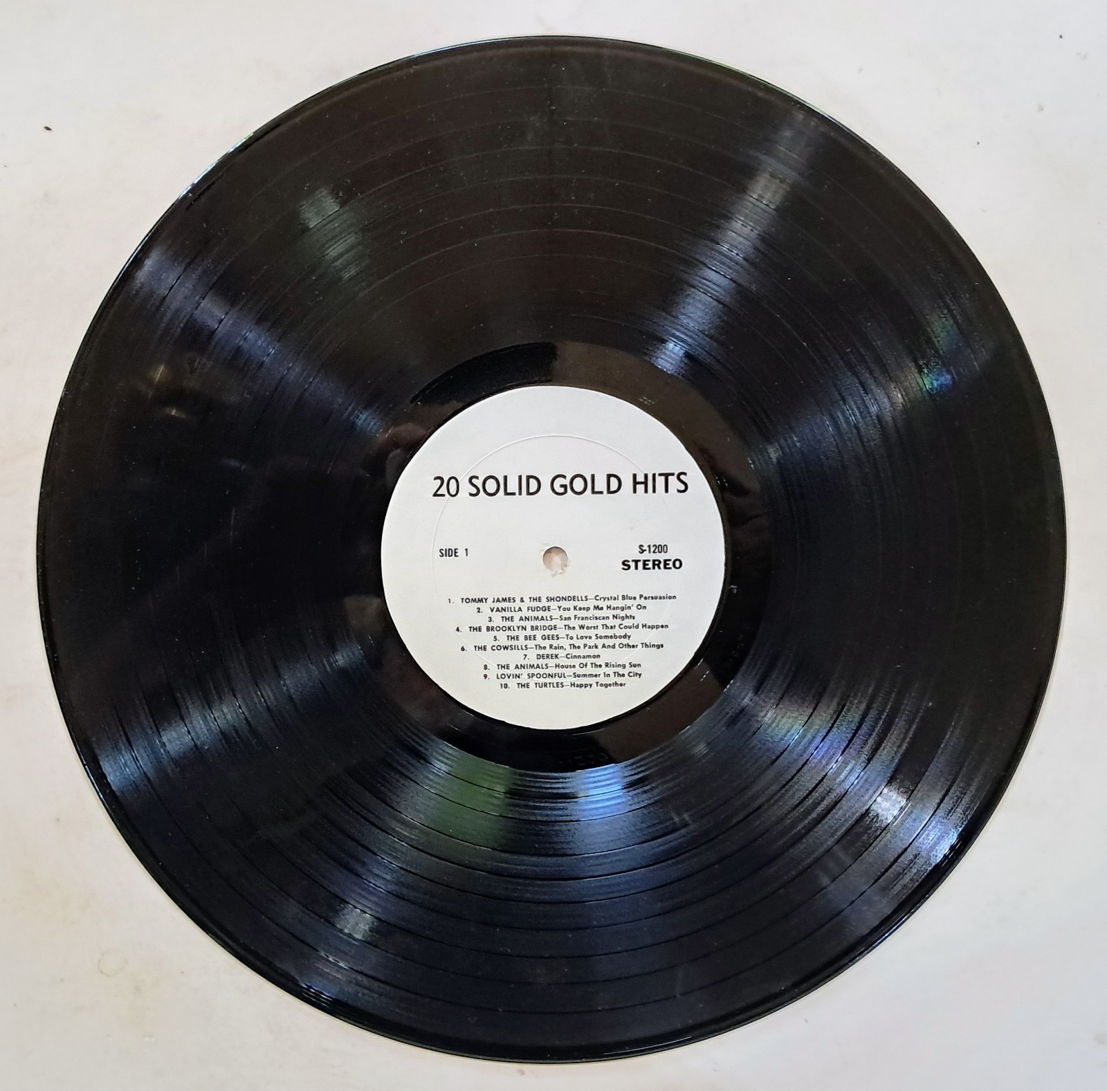 “20 Solid Gold Hits” (1969), Crystal Corporation, LP, W/EXTRAS & Free Shipping