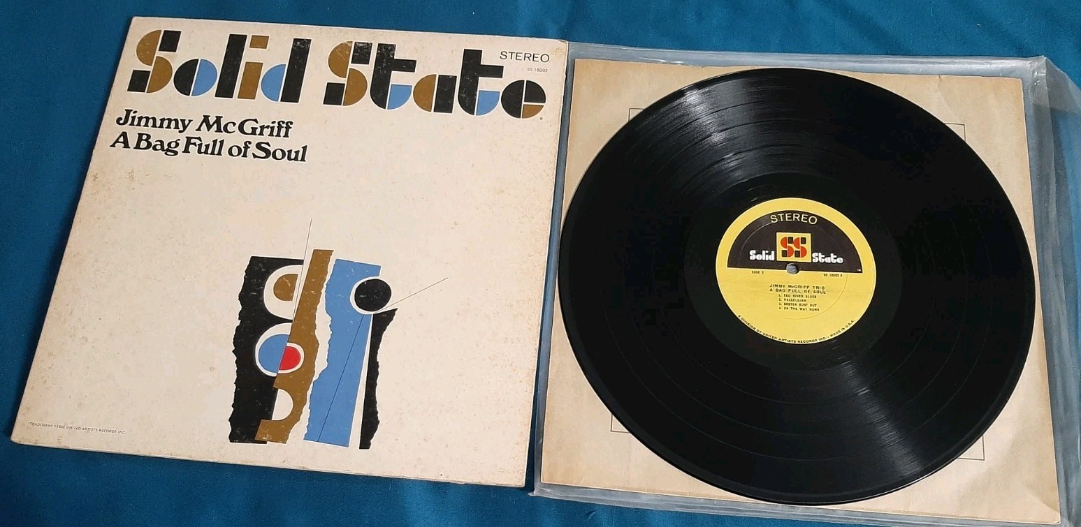 Jimmy McGriff GF gatefold LP A Bag Full Of Soul Solid State SS 18002 vg