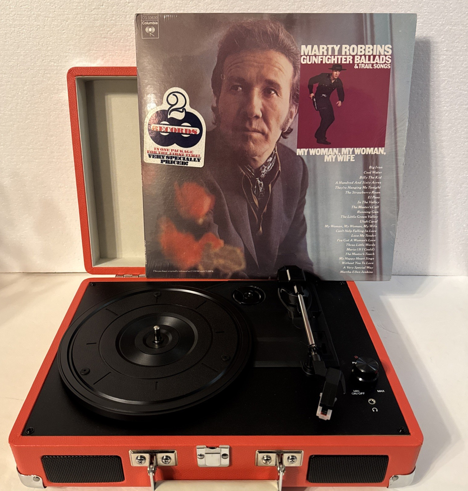 Marty Robbins – Gunfighter Ballads / My Woman LP Columbia Country 33 RPM SEALED