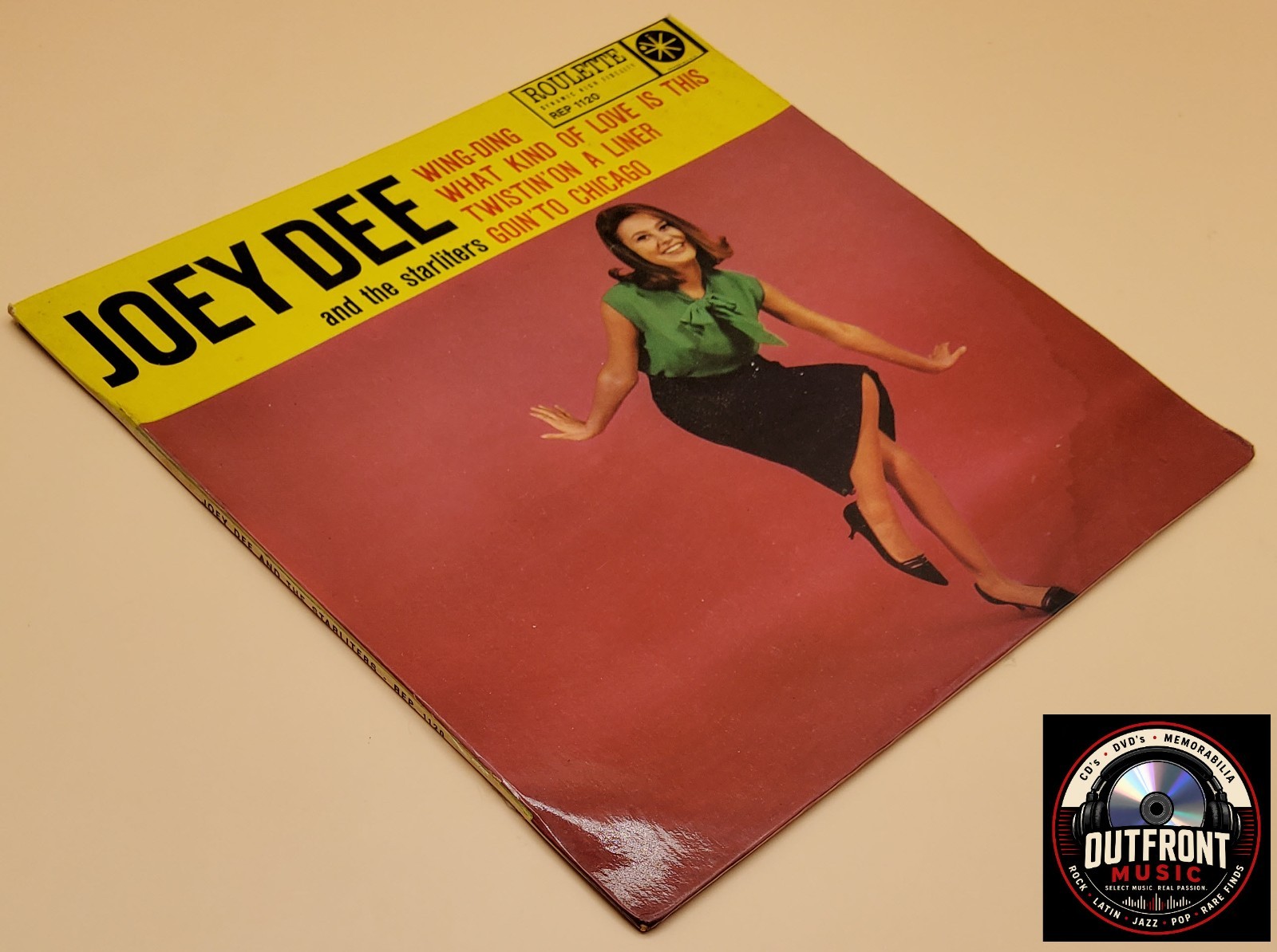 Joey Dee & The Starliters Wing-Ding 7″ scarce EP 1962 Roulette France REP 1120
