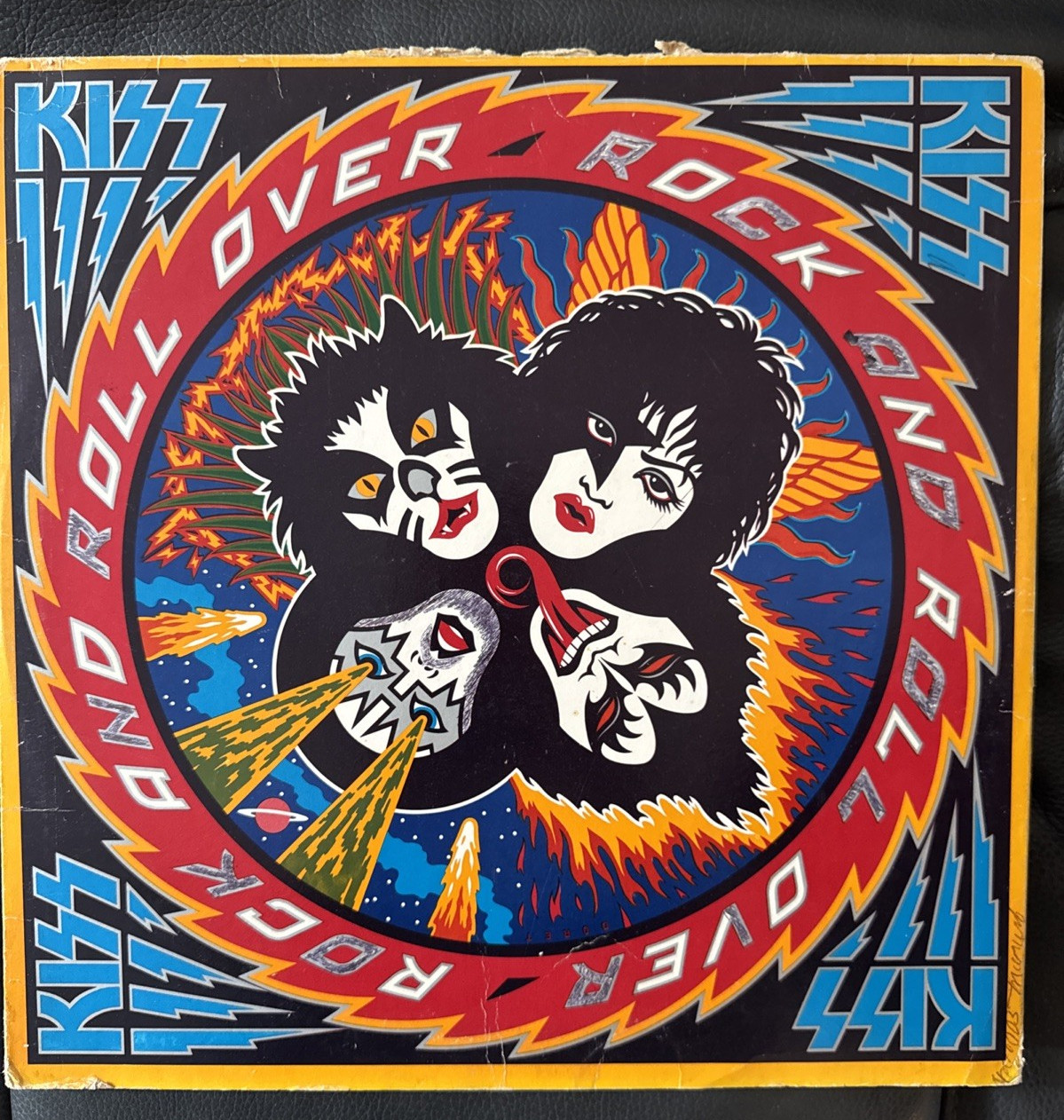 KISS Rock And Roll Over LP 1976 Casablanca NBLP 7037 Vinyl Record Original