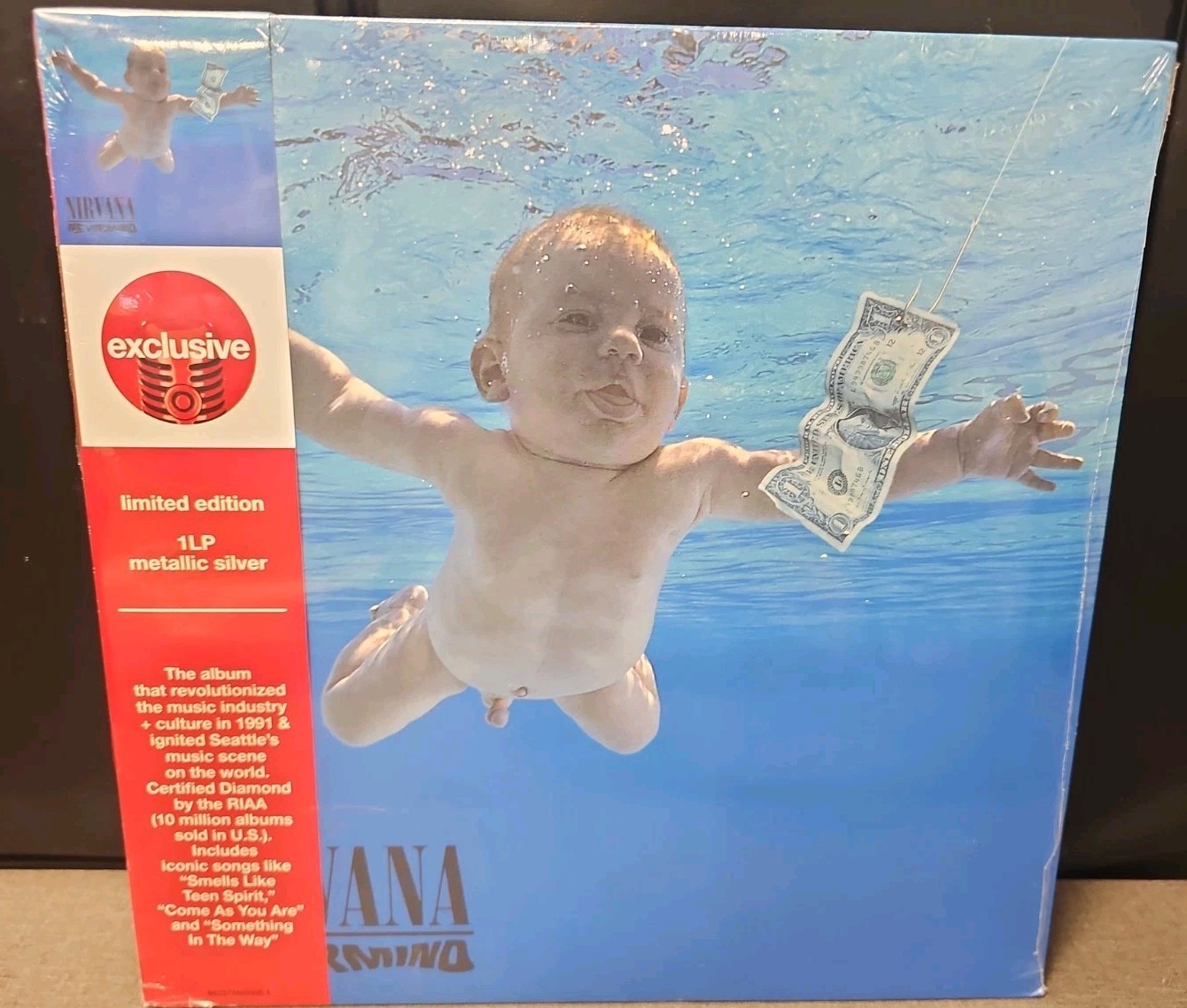 Nirvana : Nevermind (Limited Exclusive Silver Vinyl LP) NEW/SEALED VINYL RECORD