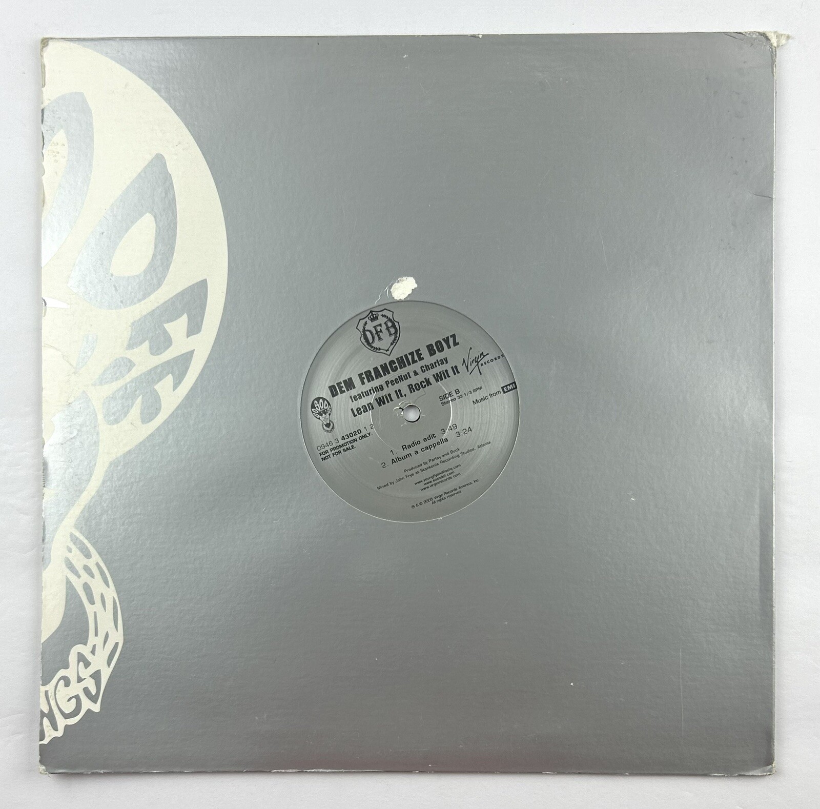 Dem Franchize Boyz – Lean Wit It, Rock Wit It 2006 Unplayed 12” Vinyl Record NM
