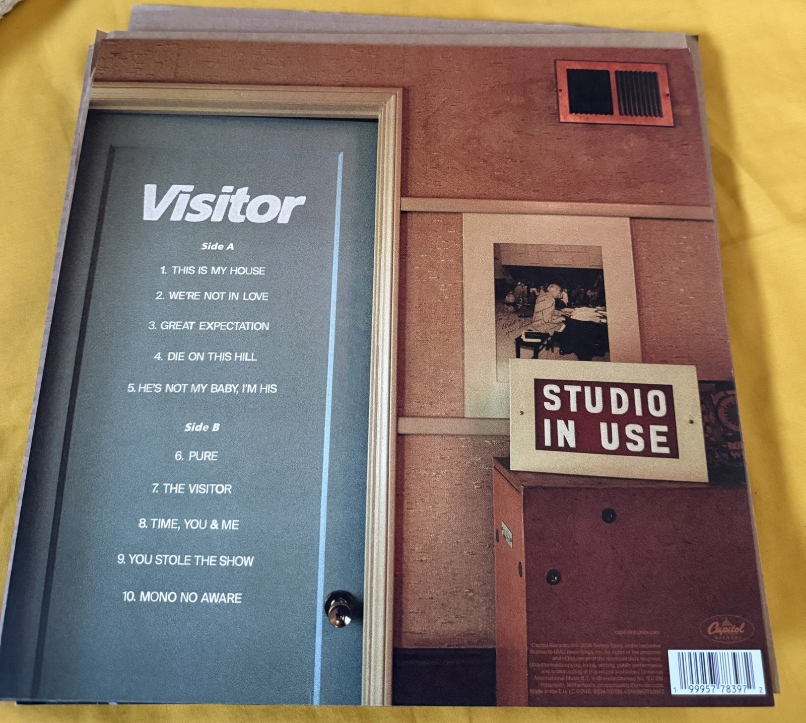 Sienna Spiro Signed – 2 Visitor Vinyl LPs (Alternative Cover) Signed Red Vinyl