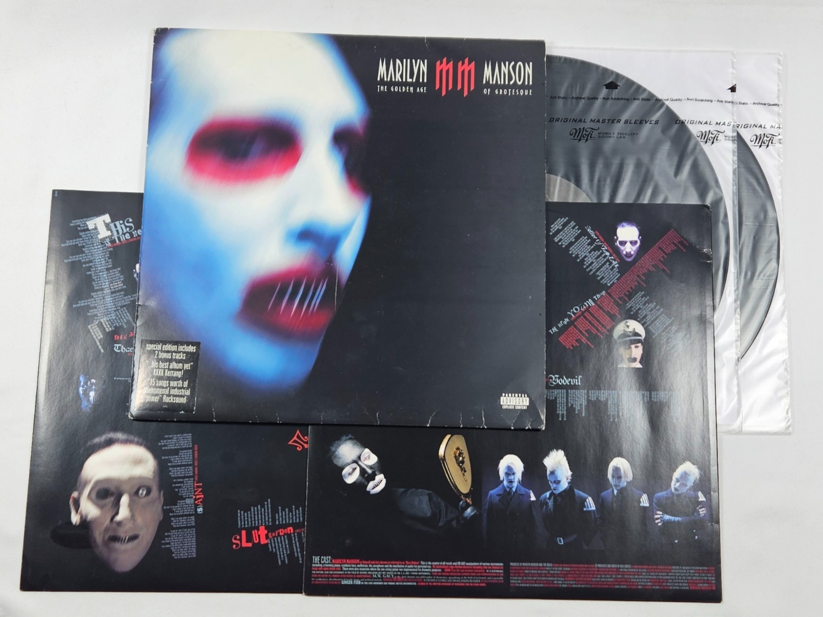 Marilyn Manson Golden Age Of Grotesque LP Vinyl 1st Press UK Edition NIN