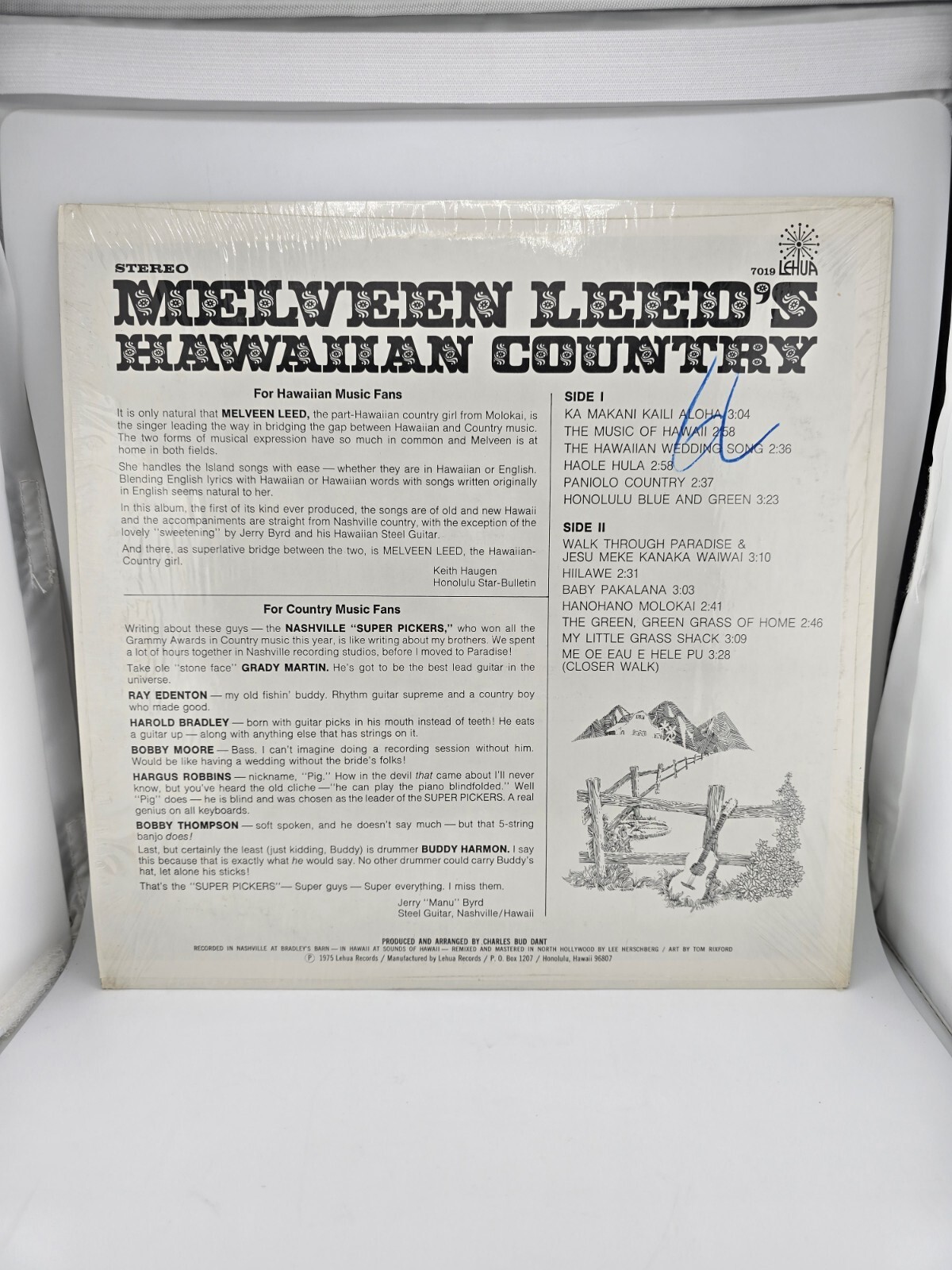 Melveen Leed – Melveen Leed’s Hawaiian Country – 1975 – STEREO – Vinyl – LP VG+