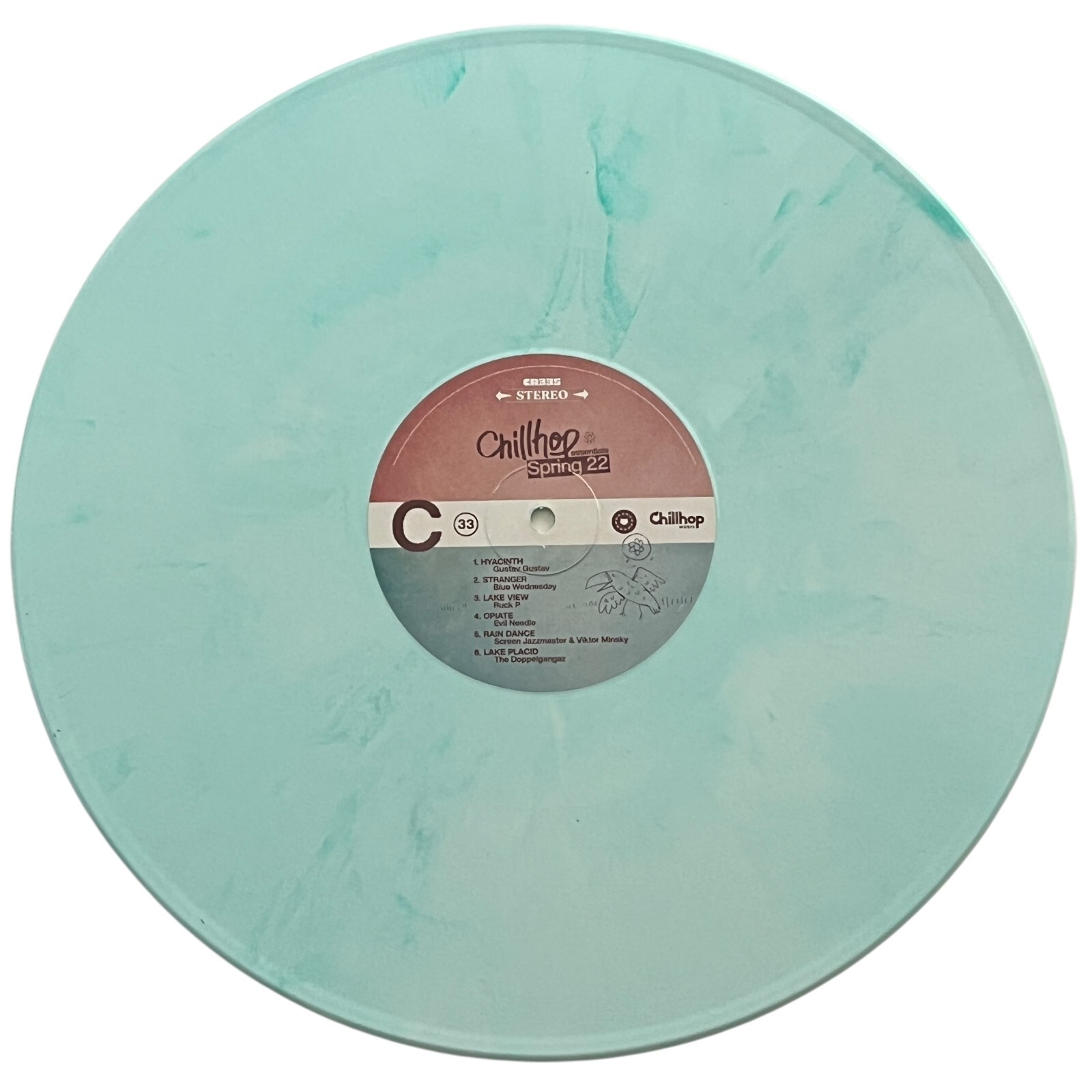 Chillhop Essentials Spring 2022 2LP White & Green Marble Ltd. Colored Vinyl /200