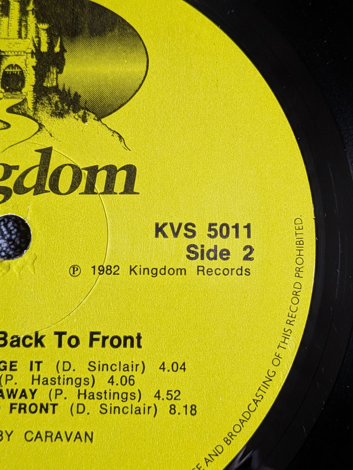 **Original UK 🇬🇧 Pressing** Caravan “Back To Front” (1982) Kingdom LP **Ex**