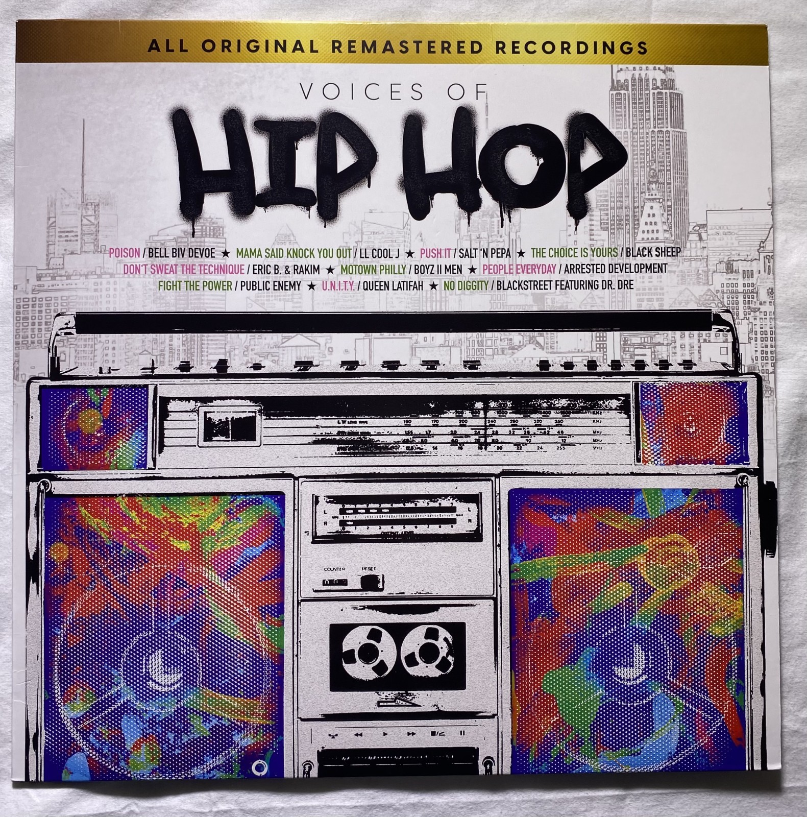 Voices Of Hip Hop LP, Various Artists, Purple Vinyl, NM Vinyl